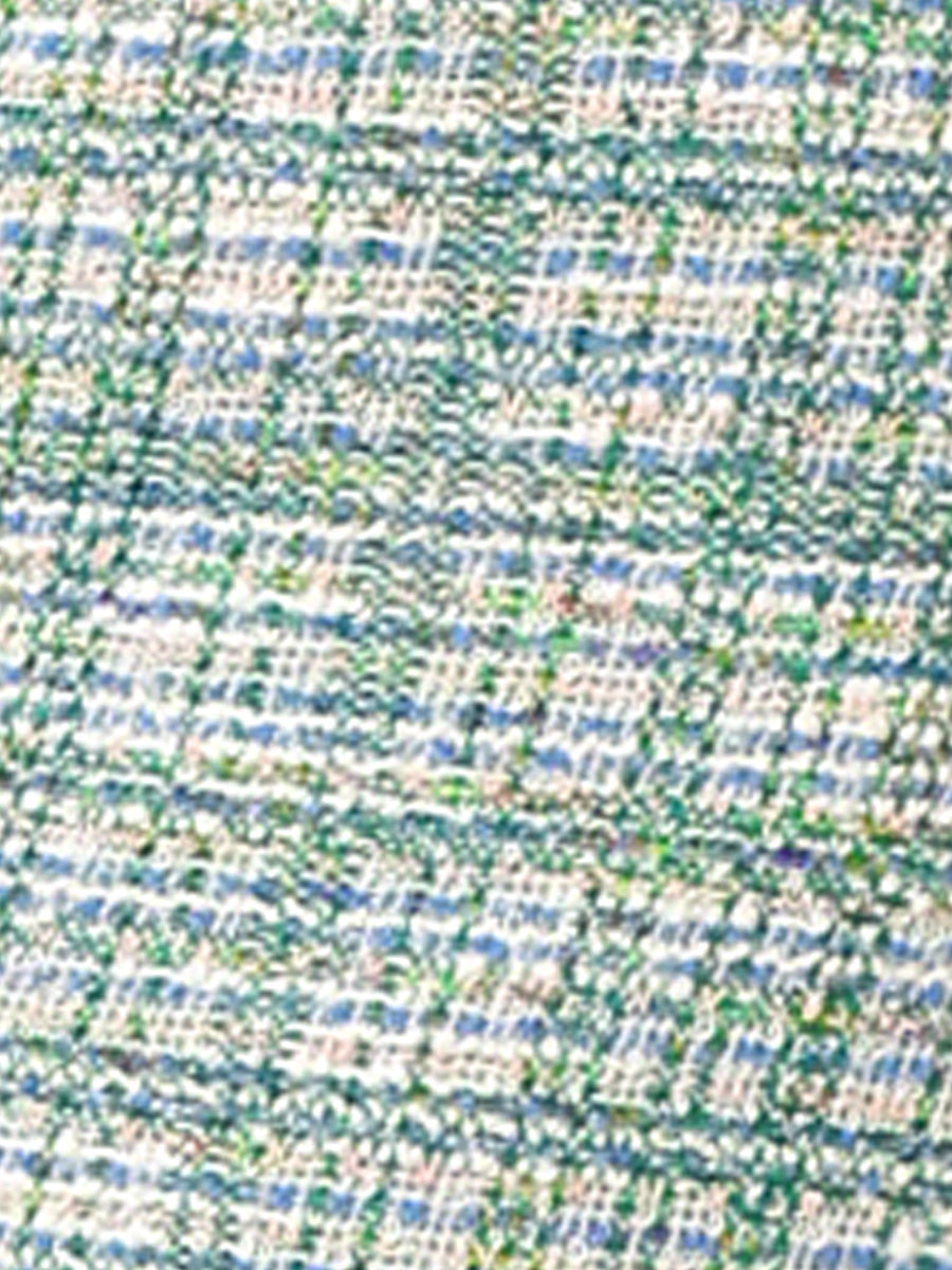 Elegancka Damska Sukienka Midi w Kratę | Bez Rękawów z Fiszbinką