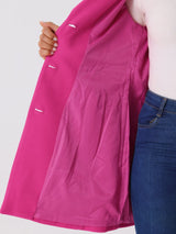 Płaszcz Damski Zimowy o Długim Kroju z Klapami | Elegancki Trencz Damski