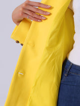 Płaszcz Damski Zimowy o Długim Kroju z Klapami | Elegancki Trencz Damski