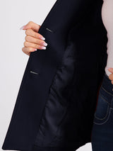 Płaszcz Damski Zimowy do Pracy o Klasycznym Kroju | Elegancki Trencz Damski