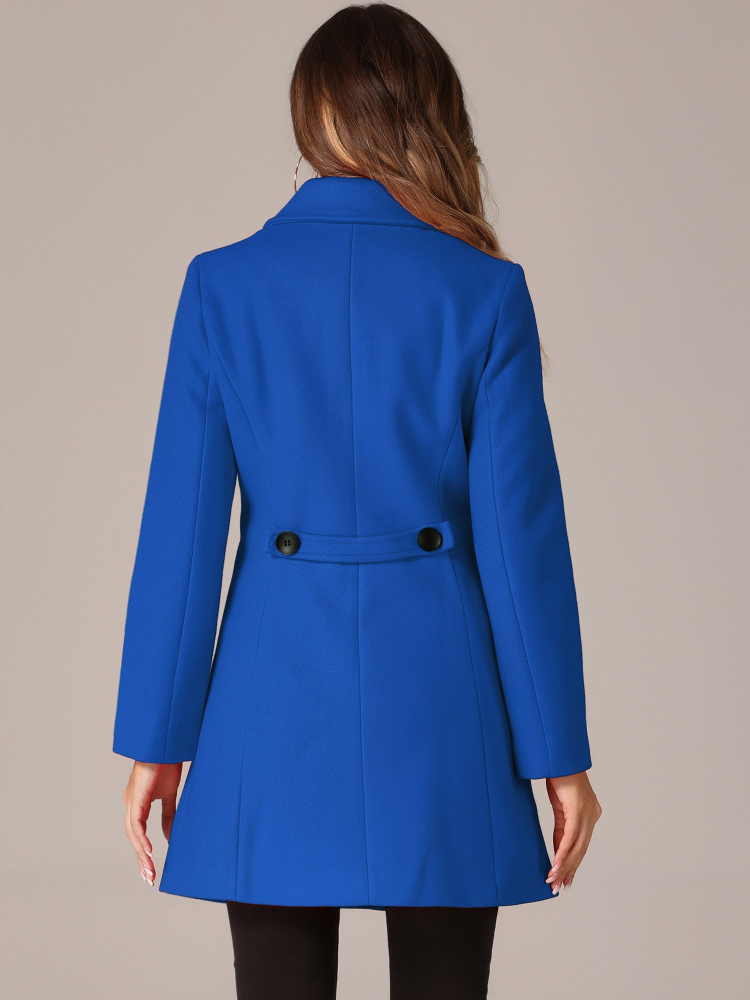 Damski Płaszcz Jednorzędowy o Długim Kroju | Elegancki Płaszcz Damski