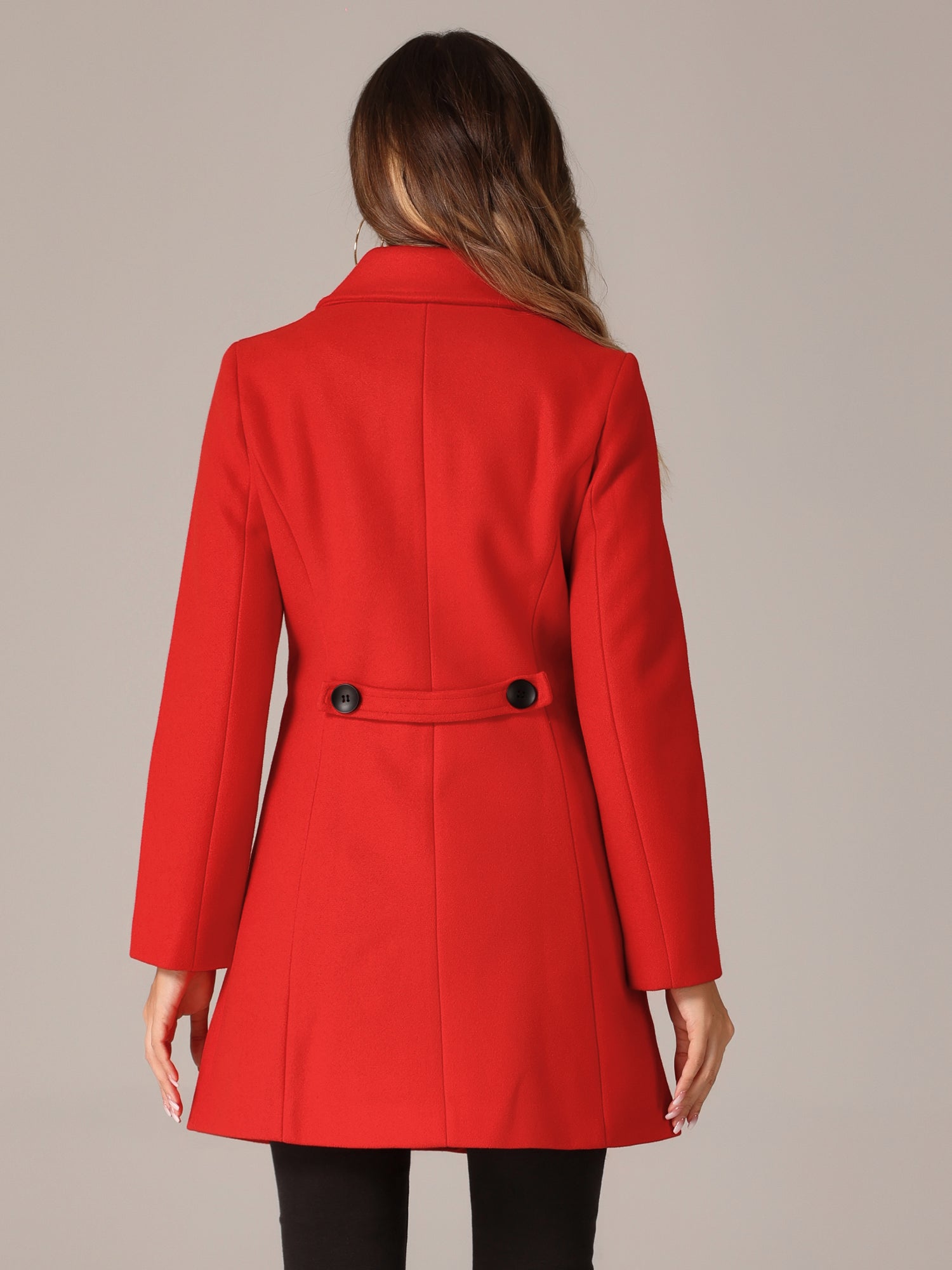 Damski Płaszcz Jednorzędowy o Długim Kroju | Elegancki Płaszcz Damski