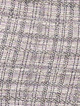 Elegancka Damska Sukienka Midi w Kratę | Bez Rękawów z Fiszbinką