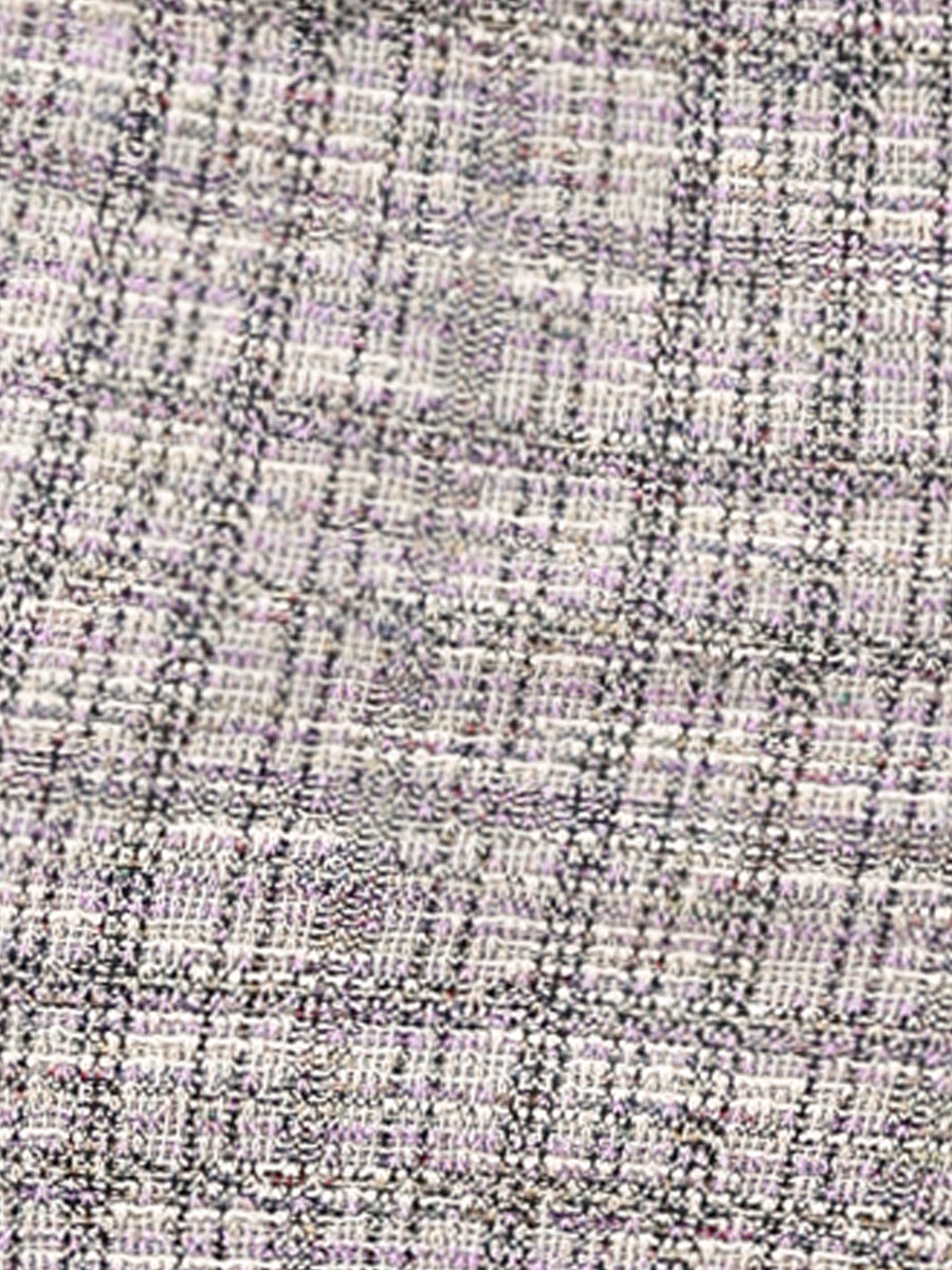 Elegancka Damska Sukienka Midi w Kratę | Bez Rękawów z Fiszbinką