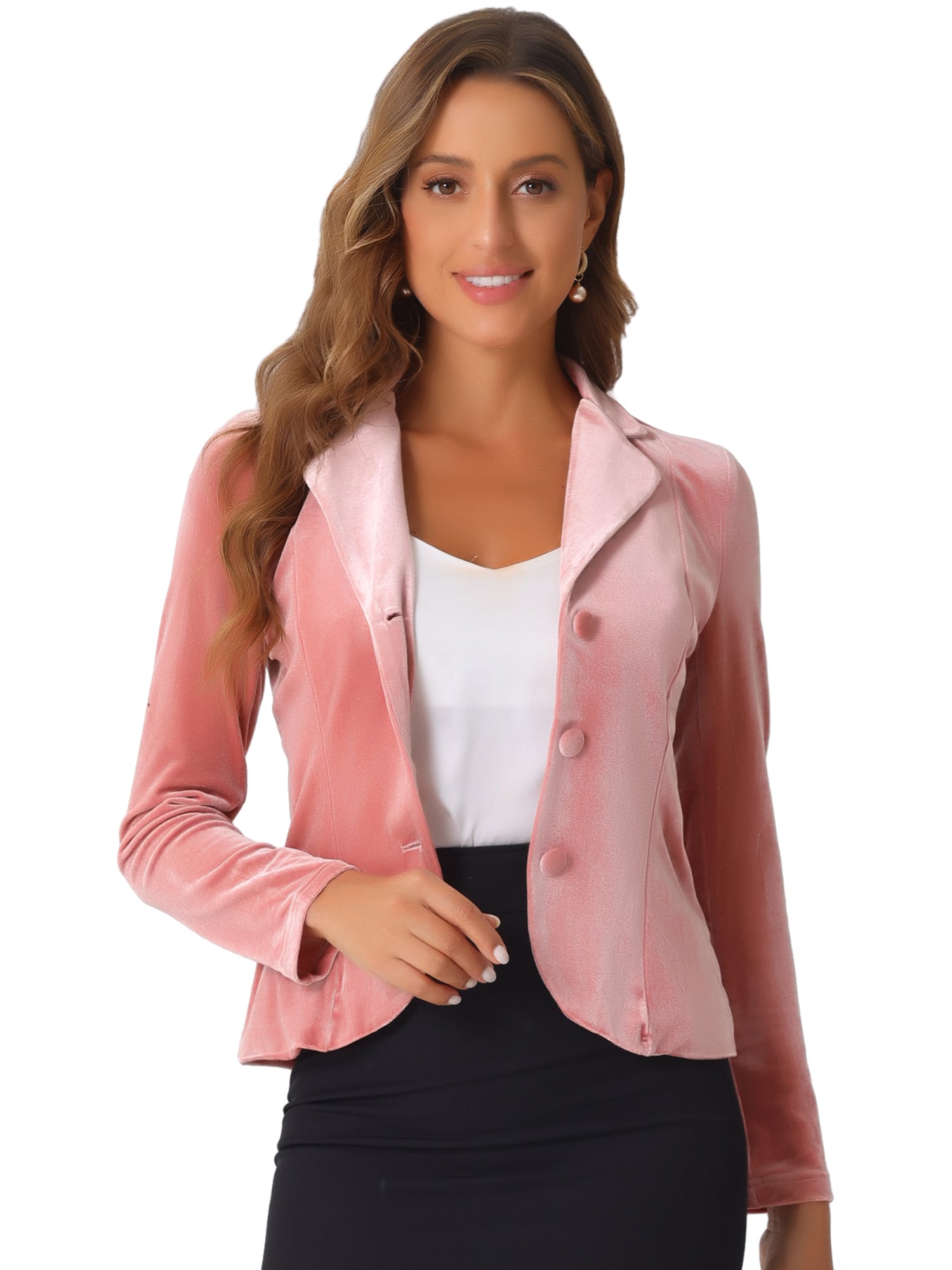 Marynarka Damska do Biura z Klapami | Elegancka Marynarka