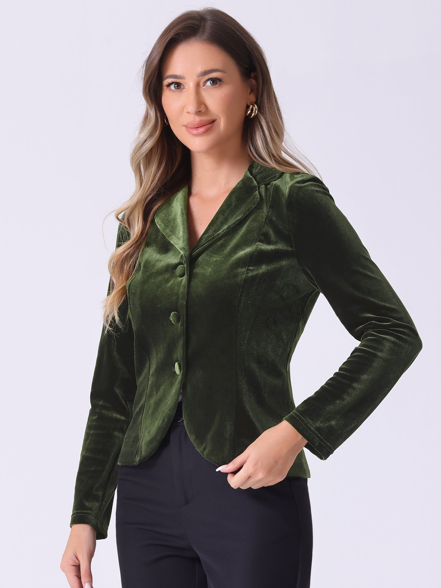 Marynarka Damska do Biura z Klapami | Elegancka Marynarka
