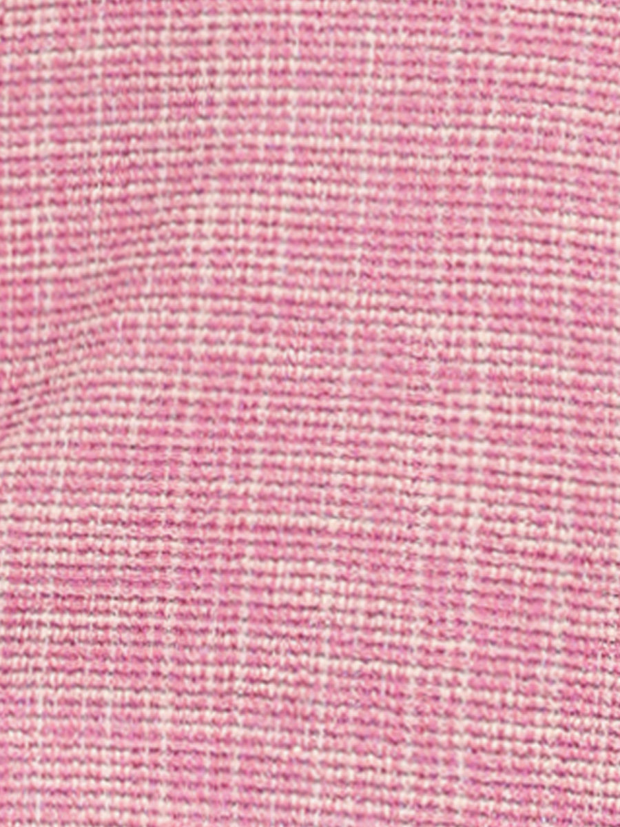 Elegancka Damska Sukienka Midi w Kratę | Bez Rękawów z Fiszbinką