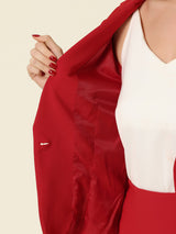 Damski Garnitur Dwuczęściowy Marynarka i Spódnica | Styl Biznesowy