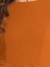 Elegancka Sukienka Ołówkowa z Baskinką | Sukienka Biuro–Elegancja