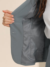 Damski Garnitur Dwuczęściowy Marynarka i Spódnica | Styl Biznesowy