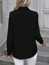 Damska Koszula do Pracy z Długim Rękawem | Klasyczna Koszula Biuro