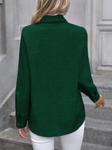 Damska Koszula do Pracy z Długim Rękawem | Klasyczna Koszula Biuro