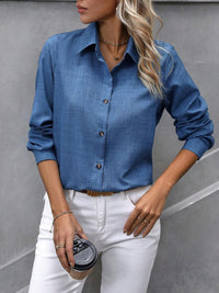 Damska Koszula do Pracy z Długim Rękawem | Klasyczna Koszula Biuro