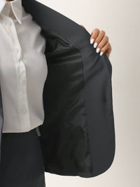 Damski Garnitur Dwuczęściowy Marynarka i Spódnica | Styl Biznesowy