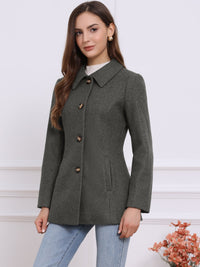 Płaszcz Damski Zimowy do Pracy o Klasycznym Kroju | Elegancki Trencz Damski