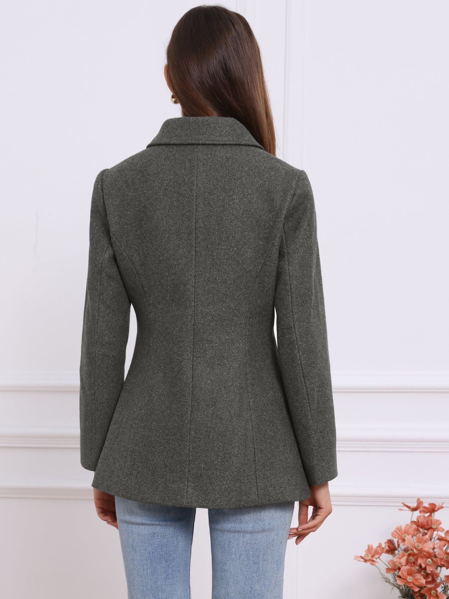 Płaszcz Damski Zimowy do Pracy o Klasycznym Kroju | Elegancki Trencz Damski