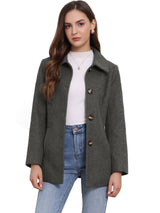 Płaszcz Damski Zimowy do Pracy o Klasycznym Kroju | Elegancki Trencz Damski