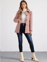 Płaszcz Damski Zimowy do Pracy o Klasycznym Kroju | Elegancki Trencz Damski