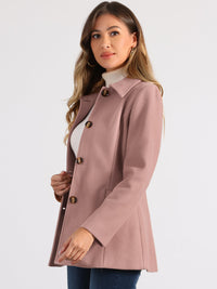 Płaszcz Damski Zimowy do Pracy o Klasycznym Kroju | Elegancki Trencz Damski