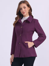 Płaszcz Damski Zimowy do Pracy o Klasycznym Kroju | Elegancki Trencz Damski