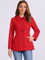 Płaszcz Damski Zimowy do Pracy o Klasycznym Kroju | Elegancki Trencz Damski