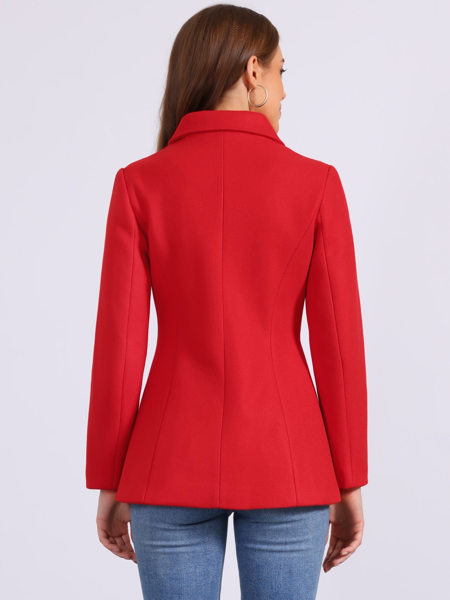 Płaszcz Damski Zimowy do Pracy o Klasycznym Kroju | Elegancki Trencz Damski