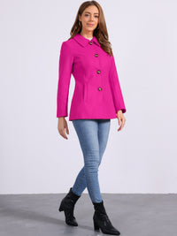 Płaszcz Damski Zimowy do Pracy o Klasycznym Kroju | Elegancki Trencz Damski