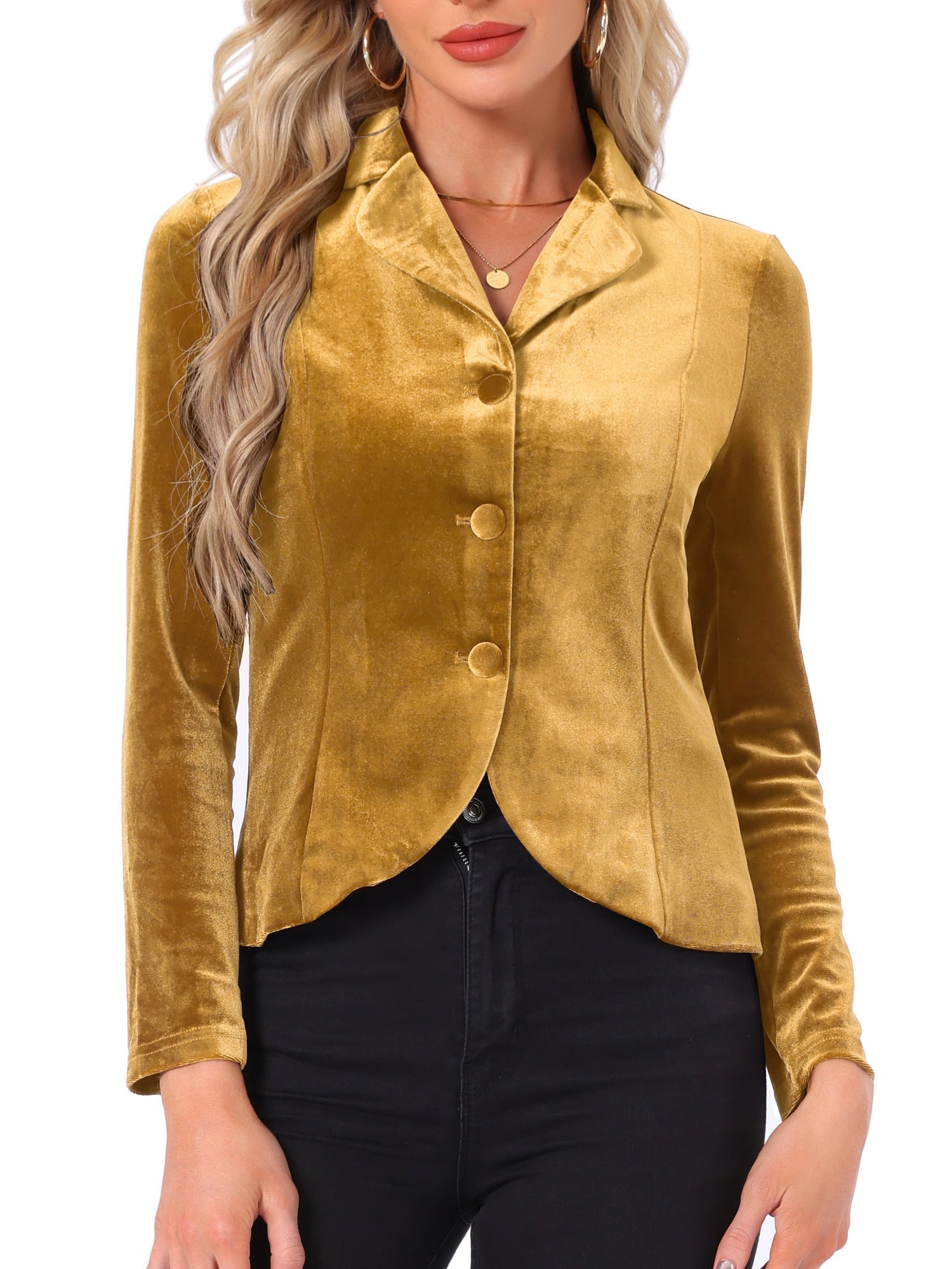 Marynarka Damska do Biura z Klapami | Elegancka Marynarka