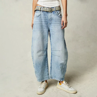 Damskie Jeansy z Szeroką Nogawką | Stylowe spodnie Jeansowe na Co Dzień
