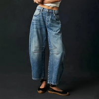 Damskie Jeansy z Szeroką Nogawką | Stylowe spodnie Jeansowe na Co Dzień