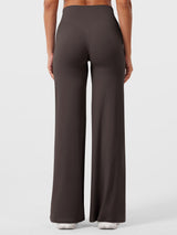 Legginsy Damskie z Wysokim Stanem i Nogawką Dzwony | Model Modelujący